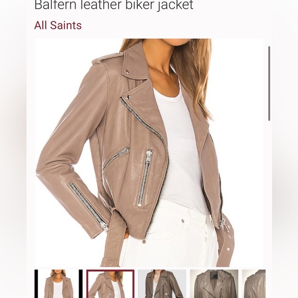 ALL SAINTS like new Balfern leather biker jacket
All Saints - Picture 4 of 11